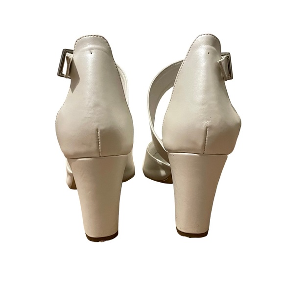 Pelino Heeled Sandals, Ivory, Size 39 - Picture 3 of 3